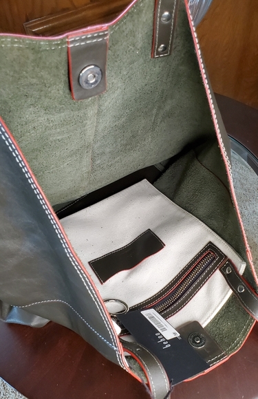 behno OLLIE REVERSIBLE TOTE Dark Green - Picture 7 of 10